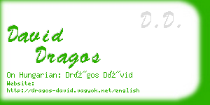 david dragos business card